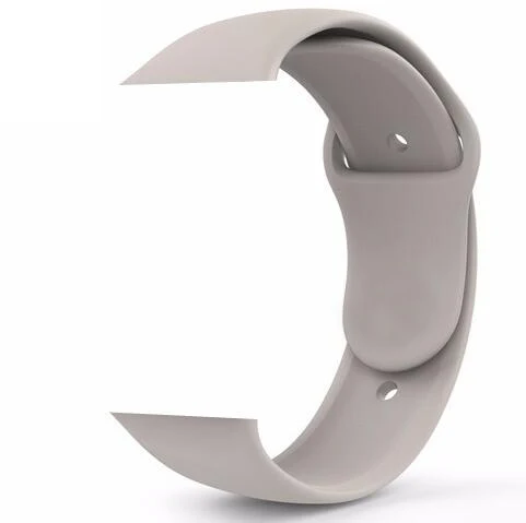 fog Модный силиконовый спортивный ремешок для Apple Watch Series 5 4 3 2 1 42 мм 38 мм ремешок для iWatch 40 мм 44 мм - Цвет ремешка: fog