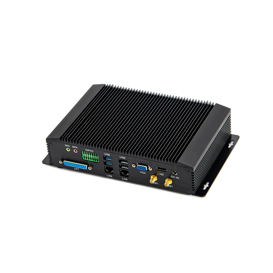 AIM06 Industrial Fanless Mini PC with Intel Core I3/I5, Windows 11 or Linux, 4G, Watchdog, 2LAN, GPIO, 6COM RS232 422 485 Description Image.This Product Can Be Found With The Tag Names Barebone Mini PC, Computer Office, Industrial pc
