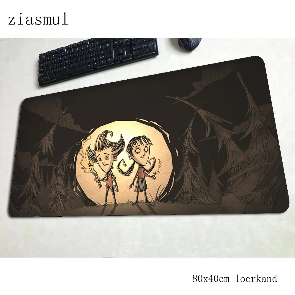 Коврик для мыши dont starve 80x40 см игровой коврик для мыши рождественские подарки офисный notbook Настольный коврик очаровательные padmouse игры pc gamer коврики