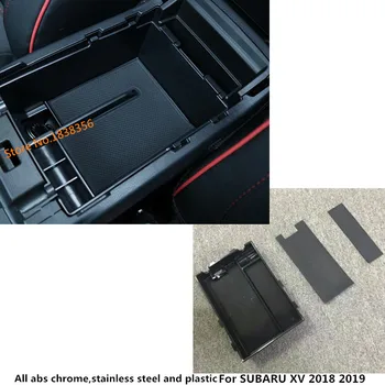

Car Inner Plastic Storage Trim Container Center Console Cup Holder Gear Box Frame Armrest For SUBARU XV 2018 2019 2020