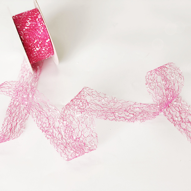 Polyester Ribbon Chrismas Wedding Decoration Gift Wrap Box Package Onion Fabric Ribbons DIY Accessories Home Decor
