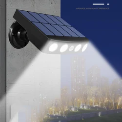 Lampe solaire à Induction pour l'extérieur, 2 pièces, luminaire mural, idéal pour un jardin, une pelouse, une cour ou une rue 