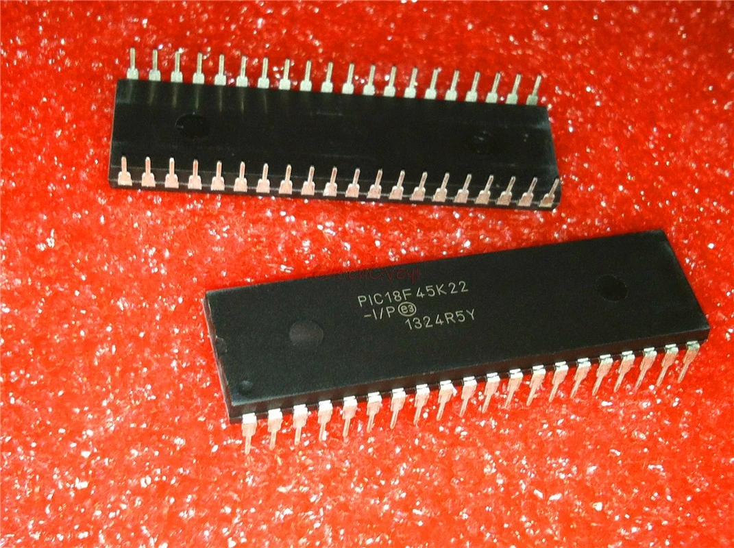 

10pcs/lot PIC18F45K22-I/P PIC18F45K22 18F45K22 DIP-40