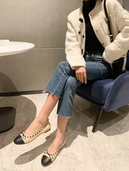 

Bayan Ayakkabi Mary Jane Loafers For Woman Spring 2020 Genuine Souliver Femme Zapatos Mujer Marca