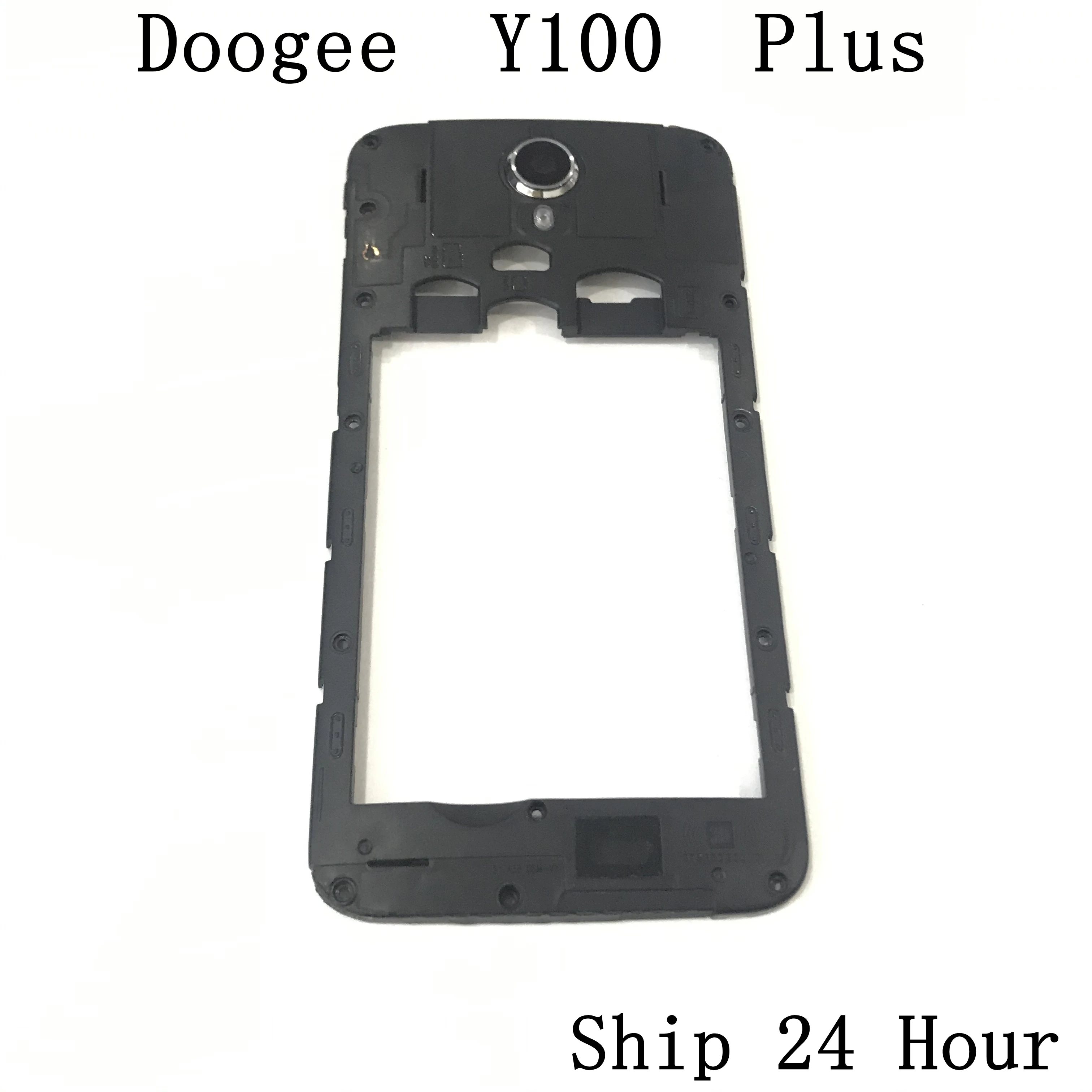 Doogee Y100 Plus используется средняя рамка Оболочка Чехол+ камера стеклянный объектив для Doogee Y100 Plus ремонт починка Замена части