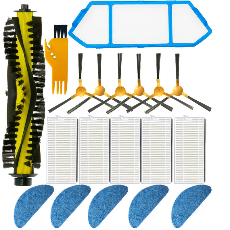 

Hepa Filter Mop Cloth Main Brush for Neatsvor X500/600 Pro Tesvor X500 Pro T8 M1 Robotic Vacuum Cleaner Accessories Replacement