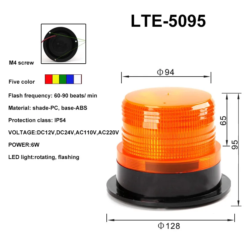 

strobe warning light mini traffic led flashing light lamp dc 24v 12v School bus car truck strobe signal warning light