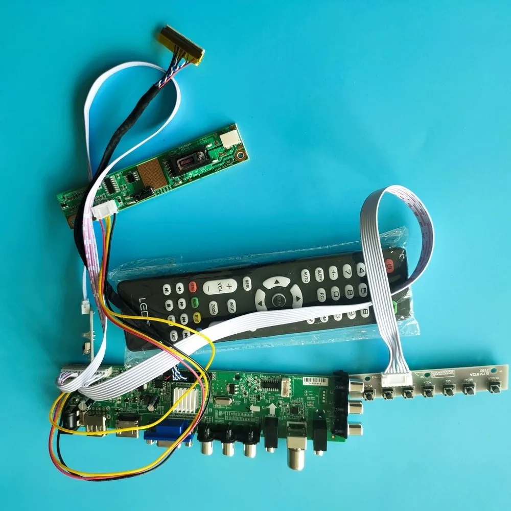 

Kit for LP171WE3-TLA1/LP171WE3-TLA2 TV Controller board AV HDMI VGA 1680X1050 LCD Panel DVB Digital USB 1 CCFL Screen monitor