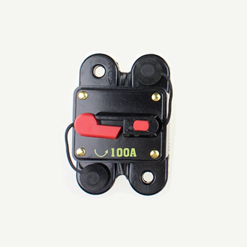 

Automotive Marine Circuit Breaker 100-250 A 12V/24V Car Audio Circuit Breaker Auto Blow Trip Fuse with Manual Reset Switch