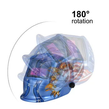 

Hot Solar Automatic Darkening Lens Adjustable Helmet Welding Mask Auto Welding Shield MIG TIG ARC Weld Protective Cap