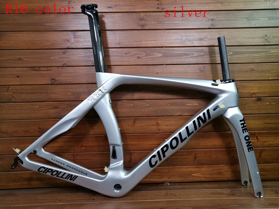 R16 Cipollini RB1K T1100 3k углеродная рама для дорожного велосипеда гоночный набор углеродных велосипедов глянцевый Сделано в Тайване can XDB корабль - Цвет: R16