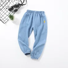 Распродажа обработки летние гусеничный Детские Тенсел ковбойские анти противомоскитные штаны