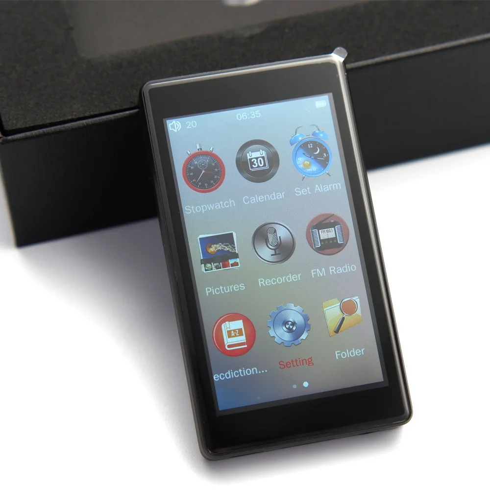RUIZU D20 полный сенсорный экран MP3-плеер 8 Гб музыкальный плеер Электронная книга поддержка fm-радио Запись видео плеер со встроенным динамиком
