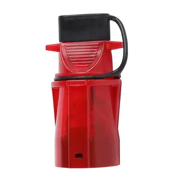 

7 Way Round to 4 Pin Plug Flat Blade Trailer Socket Connector Light Adapter Suitable for Well Running and Tail Lamp