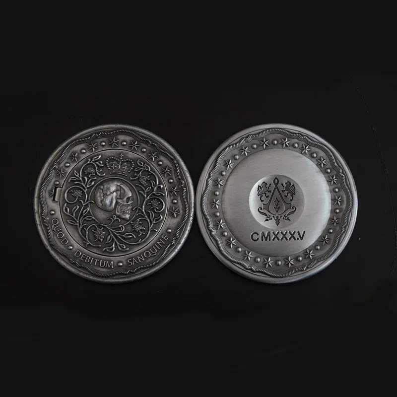 Najtaniej Film John Wick rekwizyt cosplay akcesoria złote monety z kontynentalnym markerem przysięgi krwi