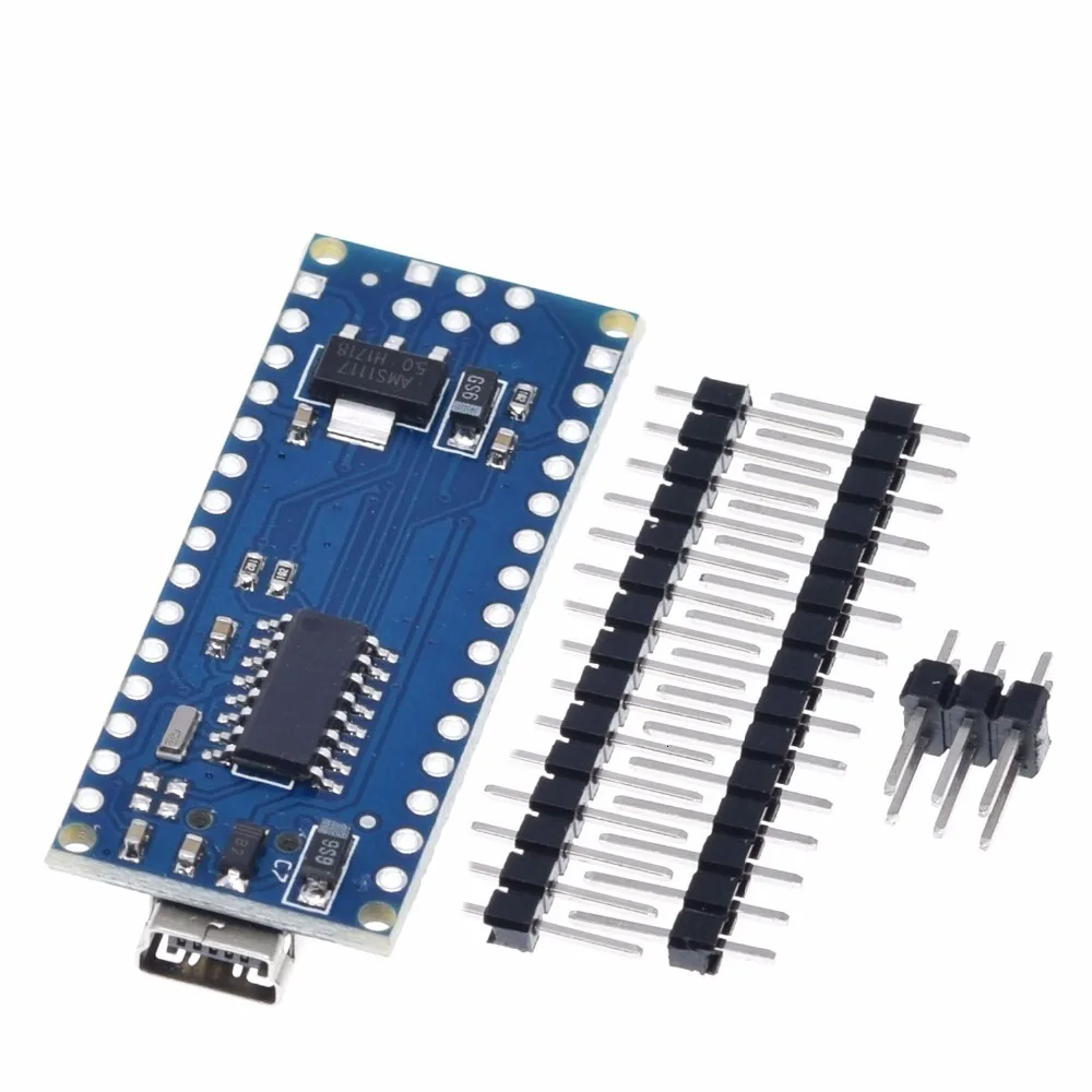 1 шт. Mini-USB с загрузчик Nano 3,0 контроллер совместим для arduino CH340 драйвер USB 16 мГц NANO V3.0 Atmega328 хорошее