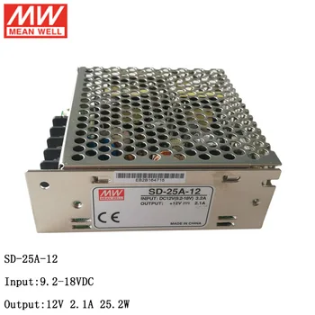 

MEAN WELL SD-25A-12 9.2~18V DC to 12V DC 25W DC-DC Converter Switching Power Supply 12V to 12V 2.1A Converter Transformer