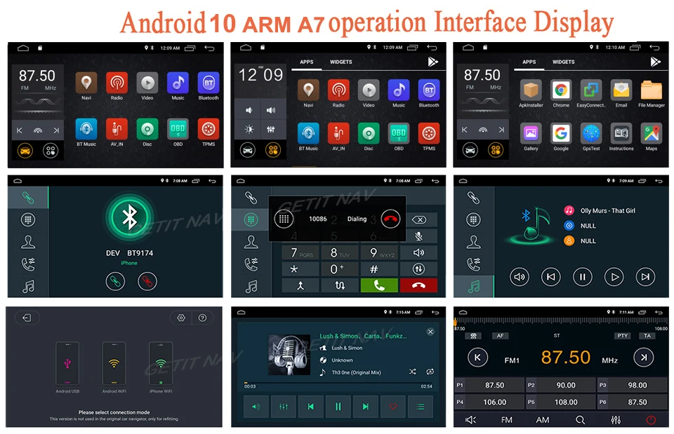 DSP " Android 10,0 автомобильный Радио Мультимедиа Стерео gps для VW/Volkswagen/Golf/Polo/Tiguan/Passat/b7/b6/leon/Skoda/Octavia