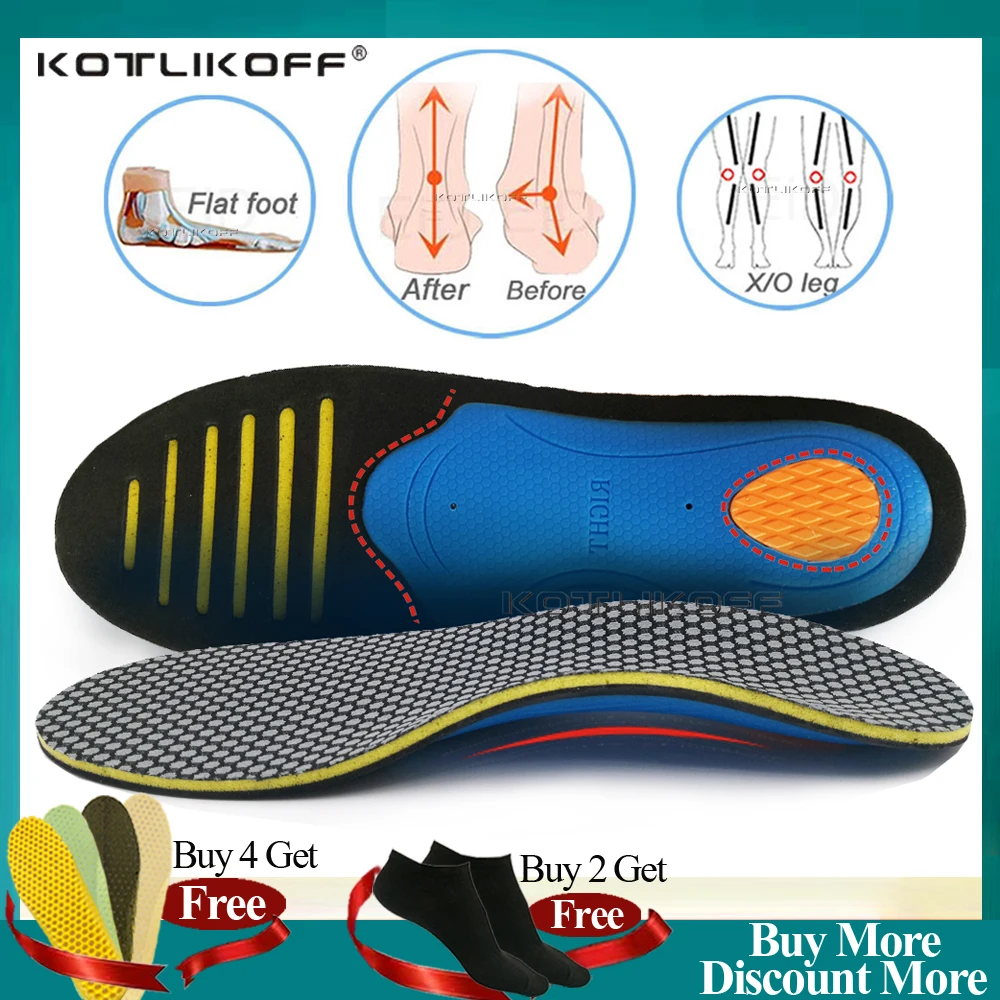 Insert-Cushion Shoe-Pad Sole-Insoles Orthopedic-Shoes Arch-Support EVA Flat Feet KOTLIKOFF