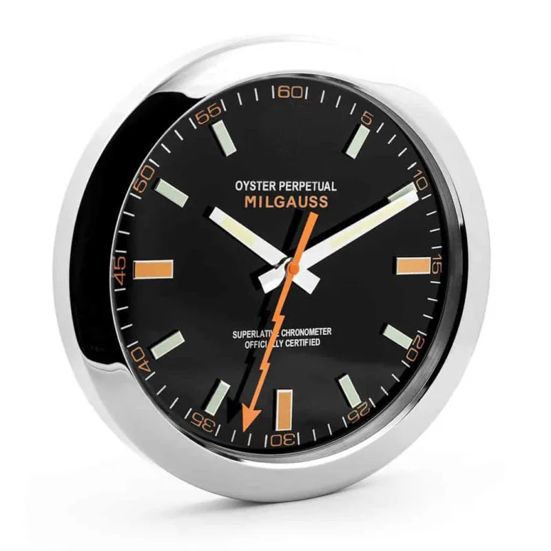 Настенные часы-MILGAUSS II роскошные дизайнерские часы Металлические дизайнерские часы дизайнерские настенные часы с соответствующие логотипы