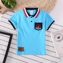 Горячая Распродажа, Детская рубашка поло одежда для мальчиков детские топы, Детская футболка