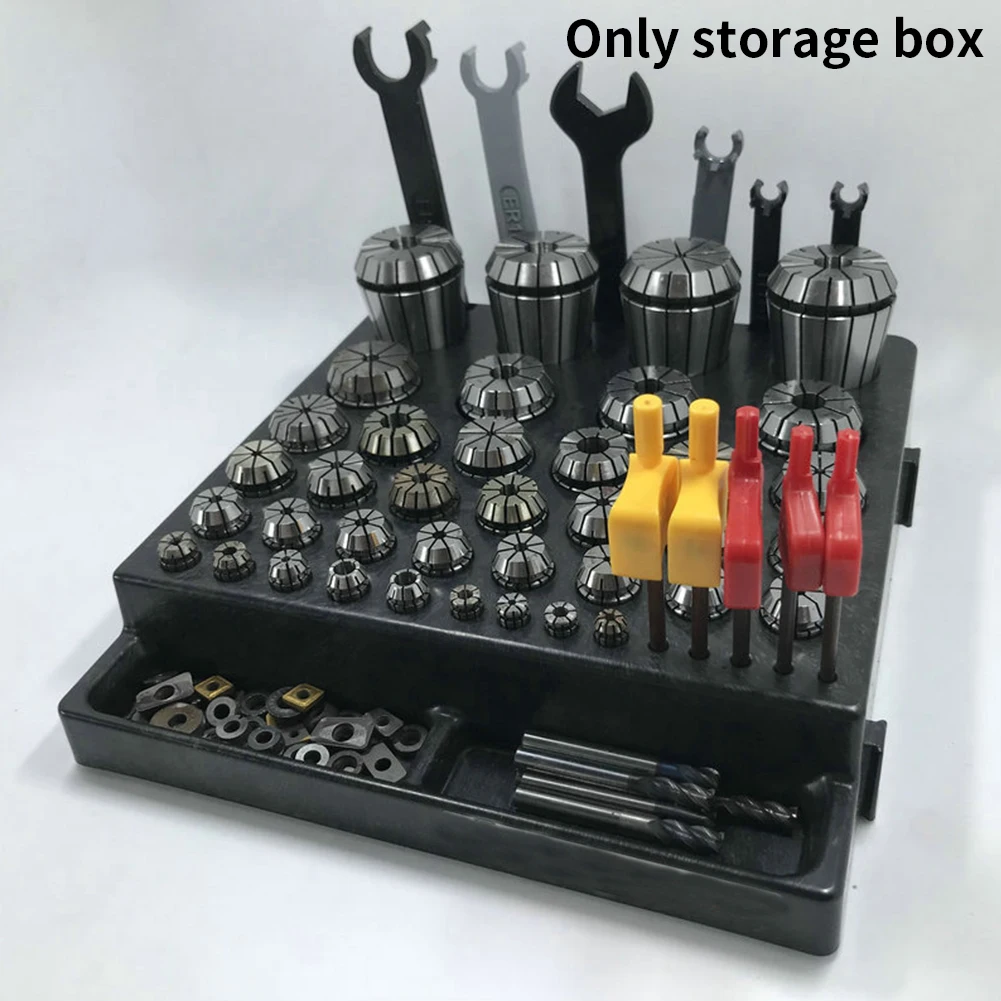 Organizer Collecting For Wrench Probe Parts Stand Milling Lathe Tool CNC End Cutter Storage Box Inserts Durable Collet Chuck