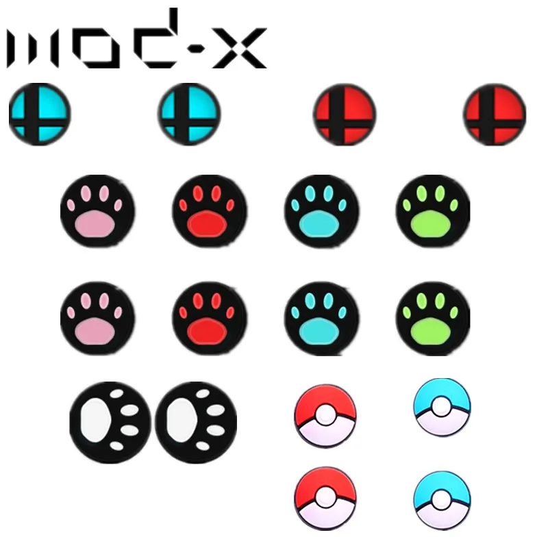 

Switch for pro handle rocker protective cap spray color boy non-slip glue cap For nintendo switch pro cap