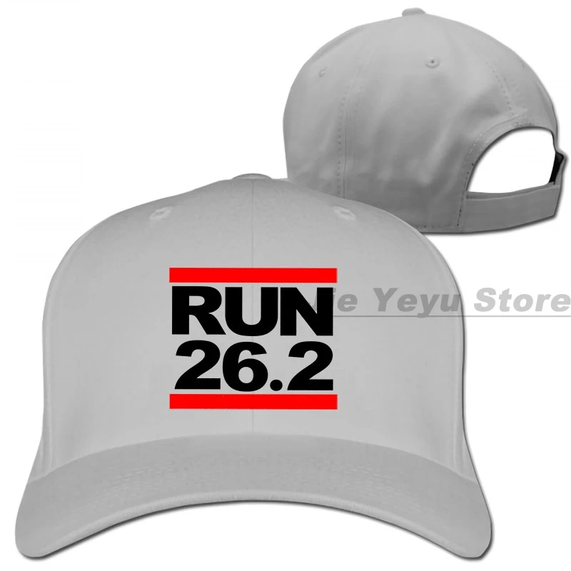 RUN 26 2 Marathon Run Runner Runnings Baseball cap men women Trucker Hats fashion adjustable cap - Цвет: 1-Gray
