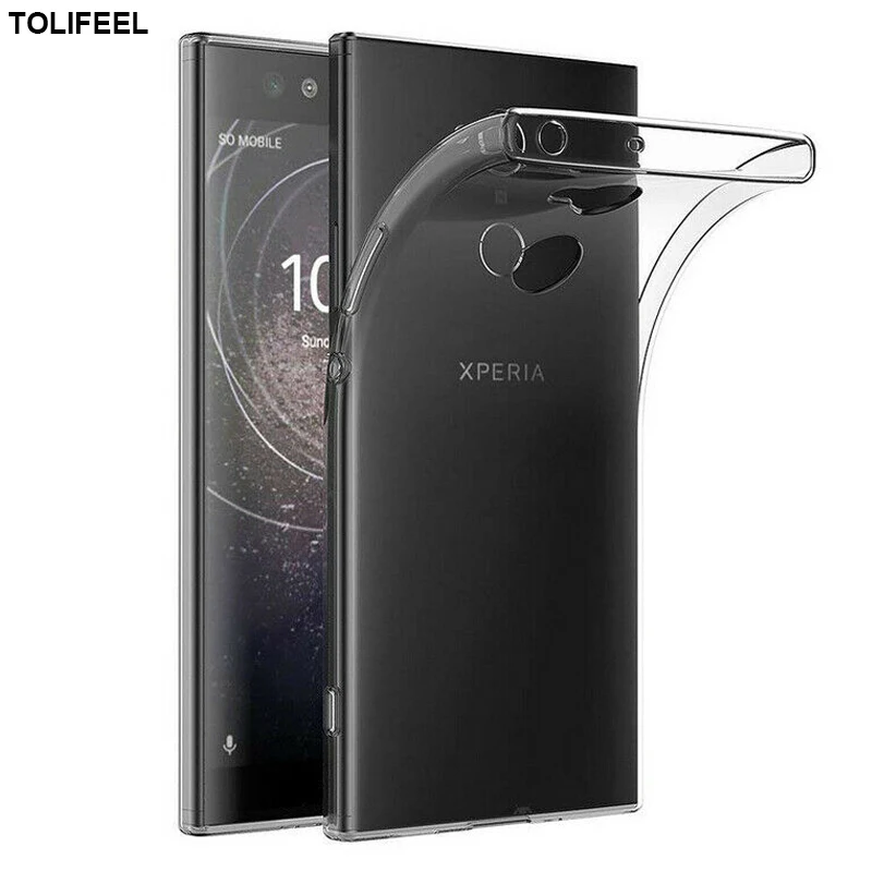 TOLIFEEL чехол для Sony Xperia XA2 Plus/Ультра ТПУ Силиконовый Прозрачный Бампер Мягкий прозрачная задняя крышка