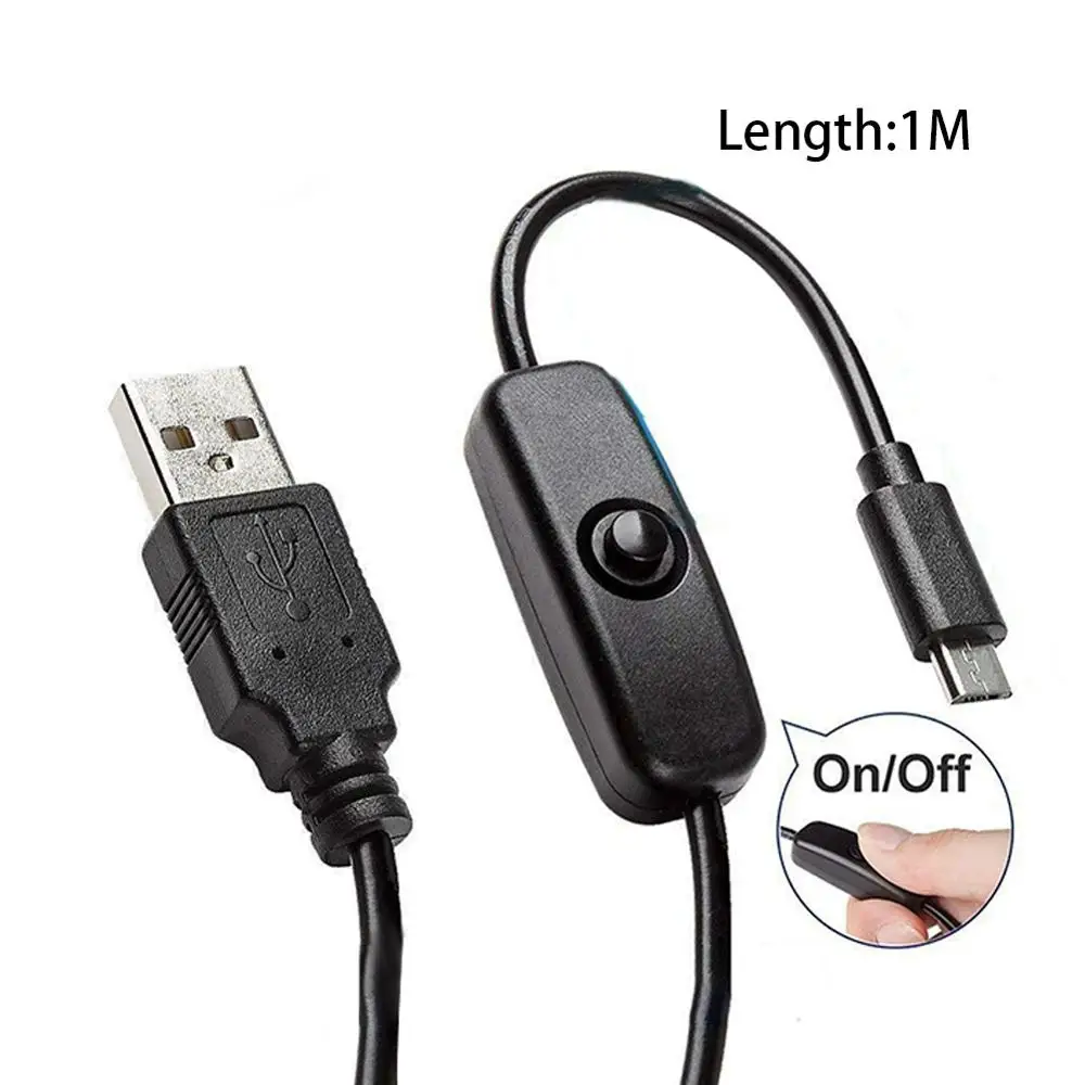 Адаптер-преобразователь а с Micro USB и выключателем питания шнур передачи данных