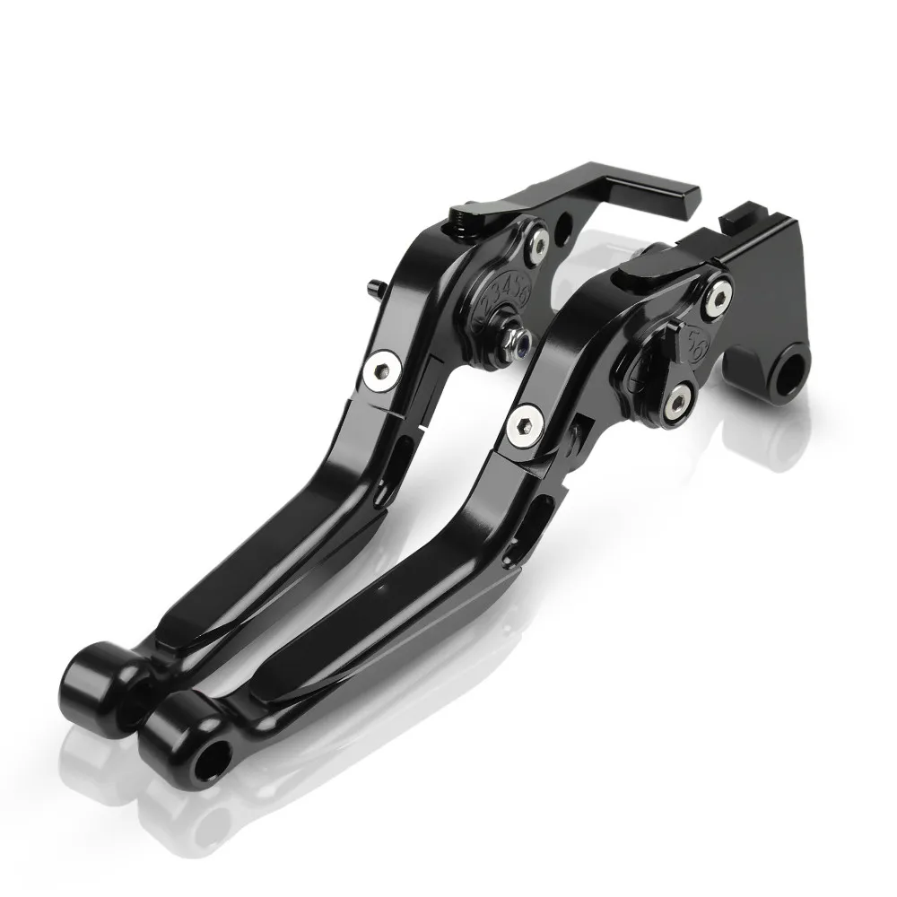 Мотоцикл регулируемая ручка сцепные рычаги для Kawasaki zx14r ZX14R zx-14R ZX-14R 2006 2007 2008 2009 2010-16 тормоз сцепления - Цвет: BKBKBKBK