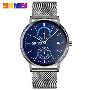 

SKMEI Fashion Quartz Wristwatch Men Watch Luxury Brand Watch Waterproof Stainless Steel Strap Gentleman Style Relogio Masculino