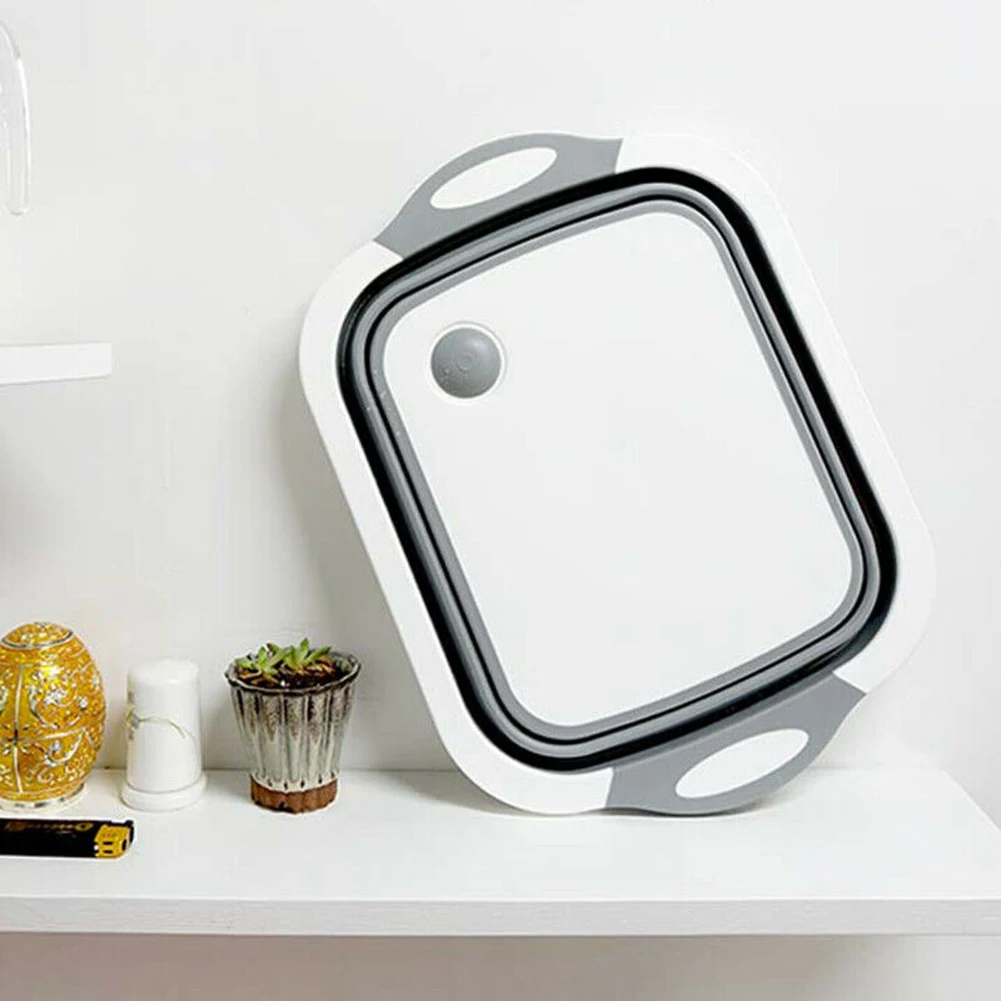 

Foldable Silicone Cutting Board Kitchen Cutting Boards Washable Camping Chopping Stand Kitchen Organizer Folding Chopping Blocks