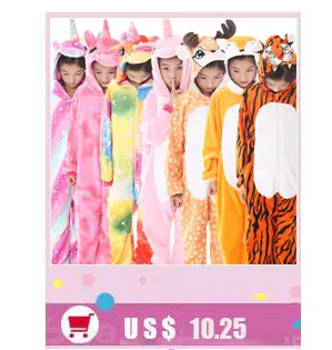Kigurumi Stitch Kids Pajamas Unicorn Pajamas For Children Animal Cartoon Blanket Baby Costume Winter Boy Girl Licorne Onesie