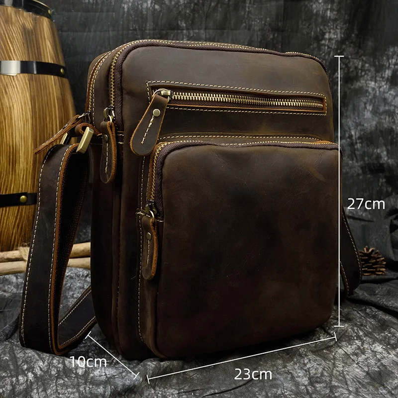 Leather Shoulder Bag Lorne Brown