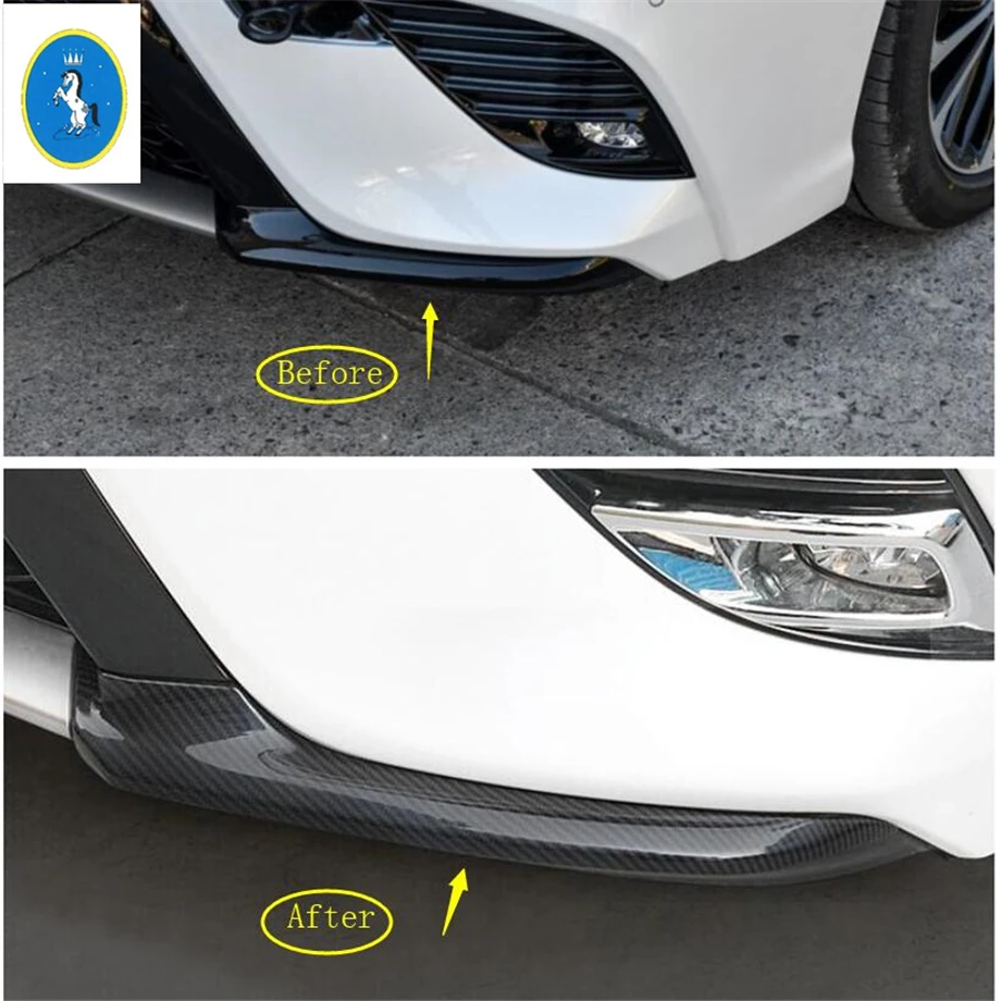 Yimaautotrim защита переднего бампера под углом Накладка 2 шт. подходит для Toyota Camry- авто аксессуары