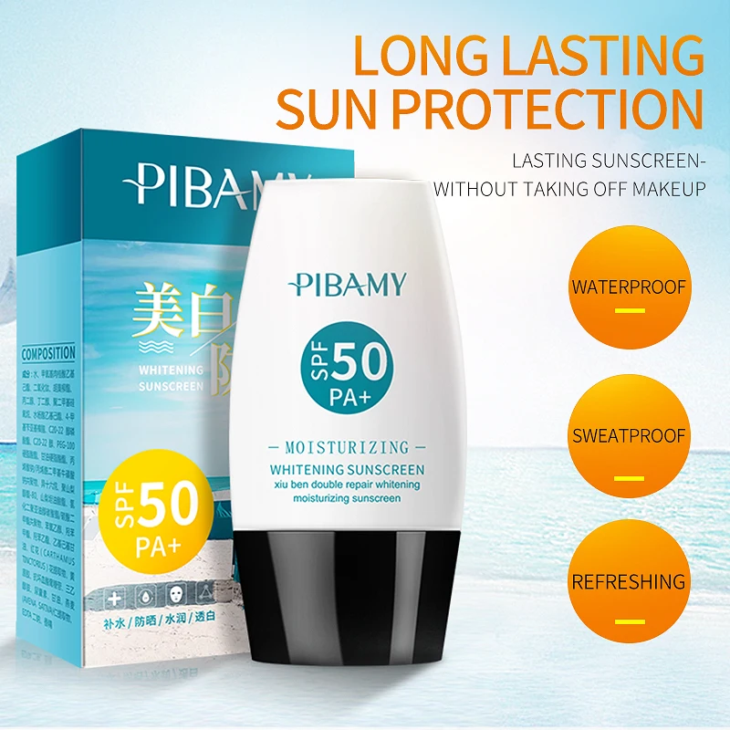 

SPF50+ Persistent Sunscreen and moisturizing Resist sunlight and Waterproof soften sunlight Sunblock cream whitening suncream