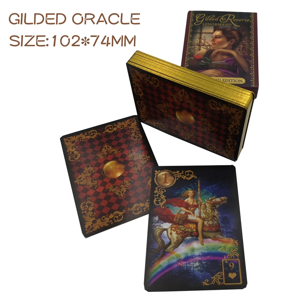 Archangel Oracle Card английская карточная игра для чтения, настольная игра, Earth Magic Oracle Cards, колода Для Таро для личного использования, 6 стилей - Цвет: GILDED