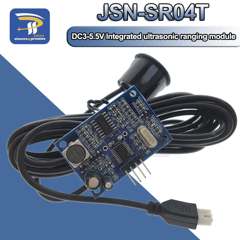 Waterproof Module JSN-SR04T 5V Wave Distance Measuring Board Ranging Module with Water-Resistant Sensor