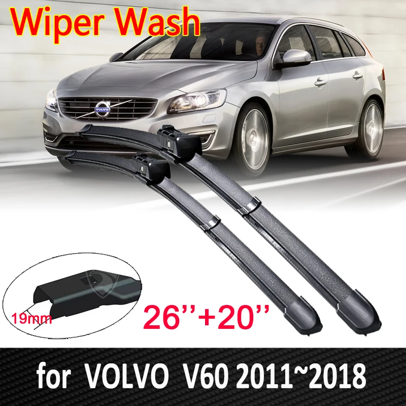 Автомобильные стеклоочистители для VOLVO V60 Rdesign 2011 ~ 2018 передние 2012 2013 2014 2015 2016 2017