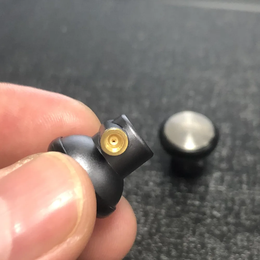 Unidade de Membrana Composta do Plutônio Fones com Interface Fengru Faça Você Mesmo 16mm 32ohm Alta Fidelidade Graves Pesados Som Fone Ouvido Metal Cabeça Plana Mmcx Pt52 - Image 6