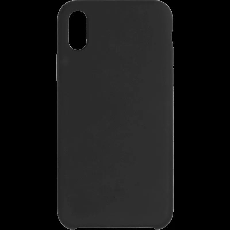 Защитный чехол для Xiaomi iPhone, жидкий кремниевый очаровательный сенсорный+ комплексная защита Xiomi для iPhone XS Max iPhone XR - Цвет: Black