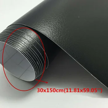 

Vinyl Car Sticker Decal Interior Exterior Leather 30x150cm Replacement