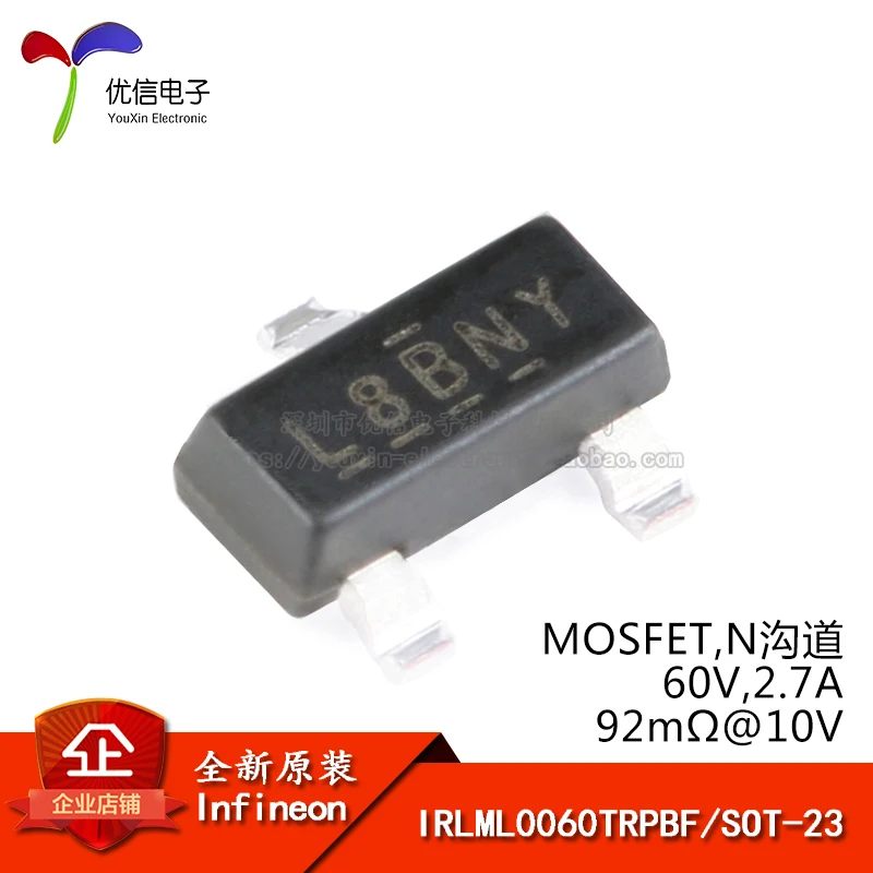 Оригинальные IRLML0060TRPBF СОТ 23 N channel 60 V/2.7A МОП транзистор SMD|Производительность