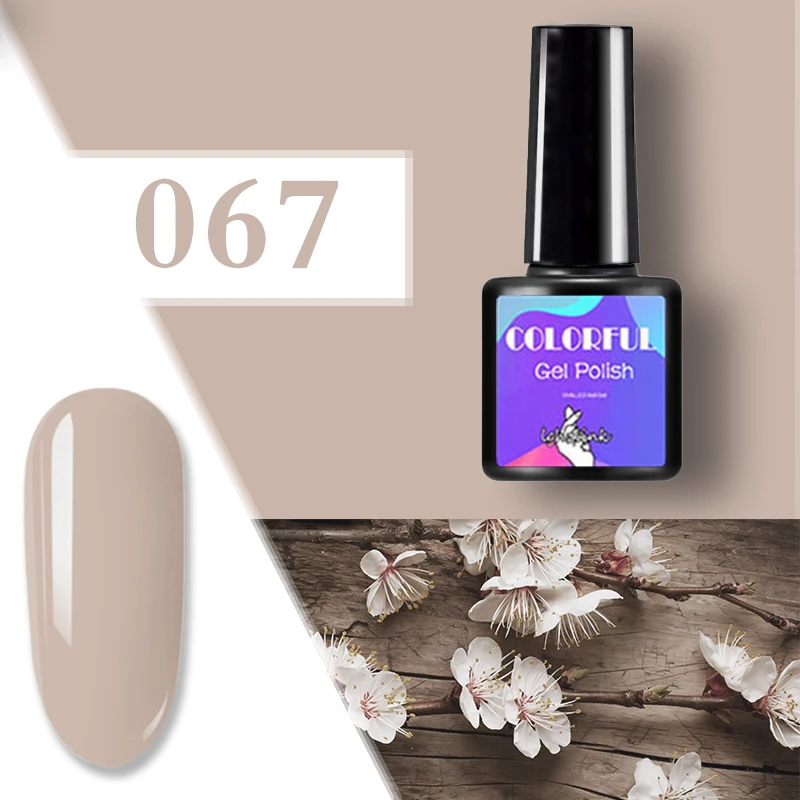 067 Lghzlink 7,5 мл Гель-лак для ногтей Vernis/УФ полуперманентный светодиодный гель для наращивания ногтей голографический Гель-лак для ногтей Gellack Nails Art - Цвет: 067