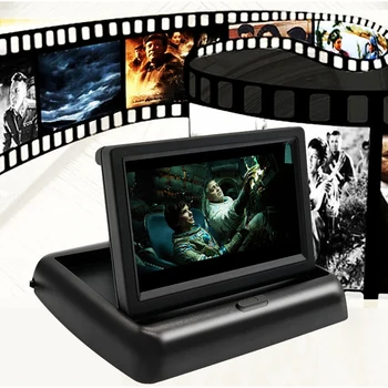 

Car Rear View Camera Reversing Parking System Kit 4.3inch Rearview Monitor Night Vision Backup Camera