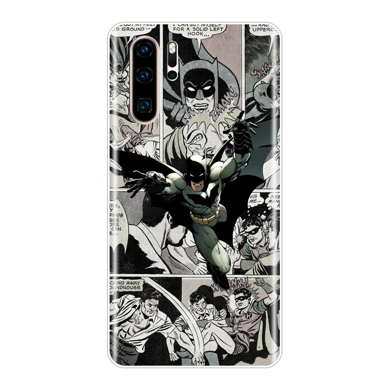 Мягкий силиконовый чехол из ТПУ для телефона huawei P30 Lite Pro P20 Lite Marvel задняя крышка для huawei P Smart Z P Smart Plus - Цвет: No.8
