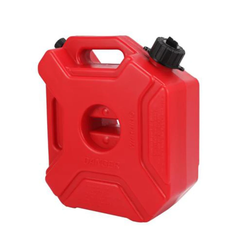 5L контейнер для бензина, запасной газовый топливный бак, красный для крепления мотоцикла, 290*250*120 мм, прочная часть