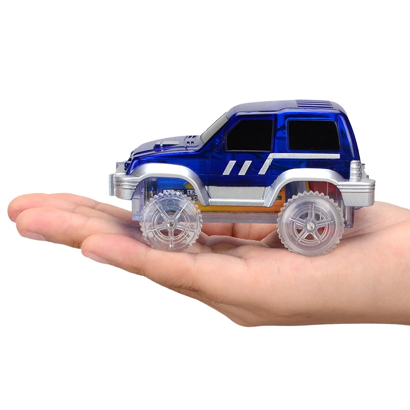 Toys Car,Dinosaur LED Lamp Electronic Car, Toy Cars, Parts, Car Rail Racing Track,with Flashing Lights Kids Toys Car Gifts L003 5