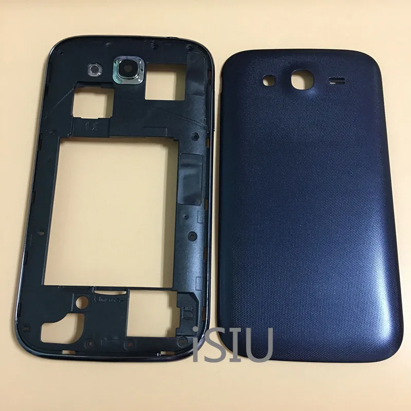 Для samsung Galaxy Grand i9082 чехол + средняя рамка Корпус телефона GT-I9082 Крышка батарейного